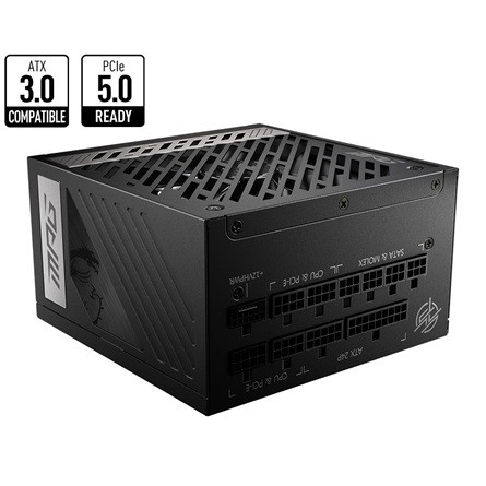 MSI MPG A850G PCIE5 ATX desktop tápegység 850W 80+ Gold BOX
