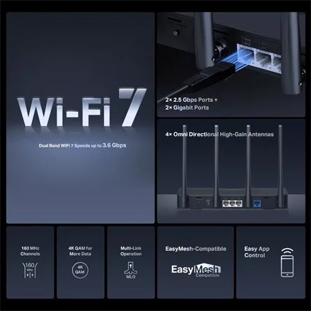 TP-Link MR27BE BE3600 Dual-Band Wi-Fi router