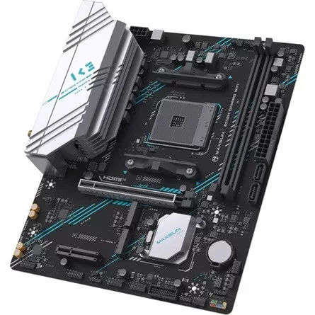 Maxsun Alaplap - AMD MS-B550M GAMING WIFI AM4 (B550, mATX, 2xDDR4 3200MHz, 2xSATA3, 2xM.2, HDMI, DP)