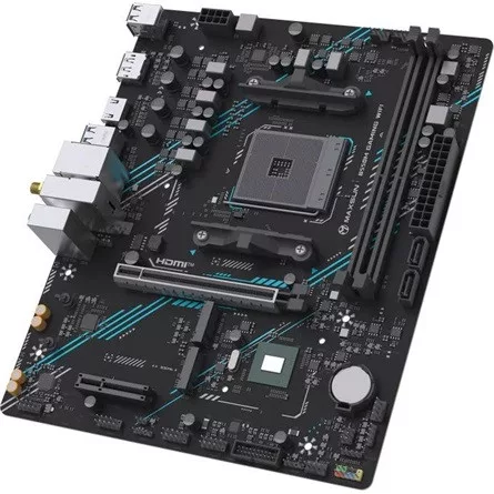 Maxsun Alaplap - AMD MS-B550M GAMING WIFI AM4 (B550, mATX, 2xDDR4 3200MHz, 2xSATA3, 2xM.2, HDMI, DP)