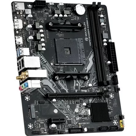 Maxsun Alaplap - AMD MS-CHALLENGER A520M-K WIFI AM4 (A520, mATX, 2xDDR4 2666MHz, 3xSATA3, M.2, HDMI, DP)