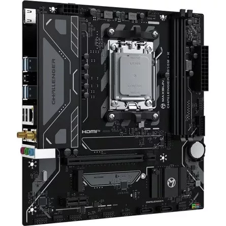 Maxsun Alaplap - AMD MS-CHALLENGER B850M-K WIFI AM5 (B850, mATX, 2xDDR5 8000MHz, 2xSATA3, M.2, HDMI)