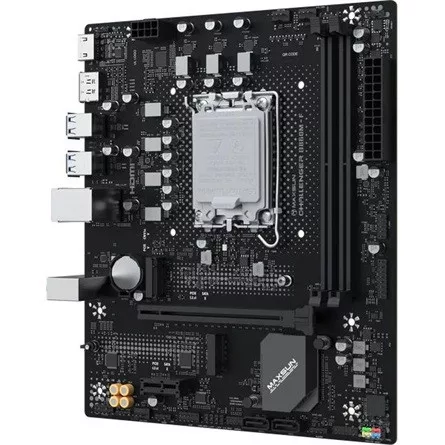 Maxsun Alaplap - Intel MS-CHALLENGER B860M-F s1851 (B860, mATX, 2xDDR5 8000MHz, 2xSATA3, 2xM.2, HDMI, DP)