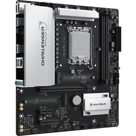 Maxsun Alaplap - Intel MS-CHALLENGER Z890M s1851 (Z890, mATX, 2xDDR5 7200MHz, 3xSATA3, 2xM.2, HDMI, DP)