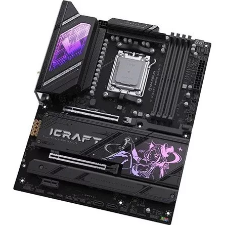 Maxsun Alaplap - AMD MS-ICRAFT B850 AIGA AM5 (B850, ATX, 4xDDR5 8400MHz, 2xSATA3, 4xM.2, HDMI, DP)