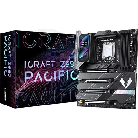 Maxsun Alaplap - Intel MS-ICRAFT Z890 PACIFIC s1851 (Z890, ATX, 4xDDR5 8800MHz, 4xSATA3, 4xM.2, HDMI, DP)