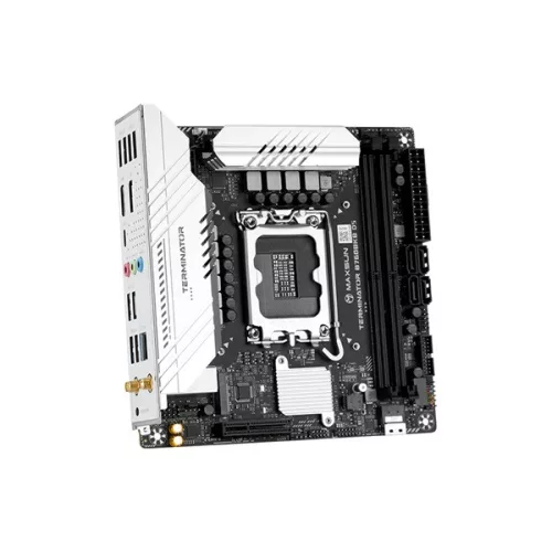 Maxsun Alaplap - Intel MS-TERMINATOR B760BKB D5 WIFI s1700 (B760, ITX, 2xDDR5 8000MHz, 4xSATA3, 2xM.2, HDMI, DP)