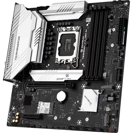 Maxsun Alaplap - Intel MS-TERMINATOR B760M D4 WIFI V2 s1700 (B760, mATX, 4xDDR4 3200MHz, 4xSATA3, 3xM.2, HDMI, DP)
