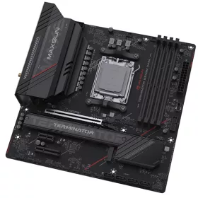   Maxsun Alaplap - AMD MS-TERMINATOR B850M DARK WIFI AM5 (B850, mATX, 4xDDR5 8000MHz, 4xSATA3, 2xM.2, HDMI, DP)