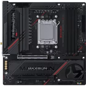   Maxsun Alaplap - AMD MS-TERMINATOR B850M PRO II WIFI7 AM5 (B850, mATX, 4xDDR5 8000MHz, 2xSATA3, 3xM.2, HDMI, DP)