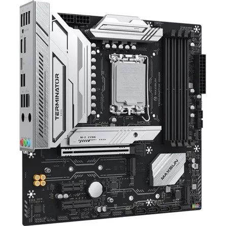 Maxsun Alaplap - Intel MS-TERMINATOR B860M s1851 (B860, mATX, 2xDDR5 8000MHz, 4xSATA3, 3xM.2, HDMI, DP)