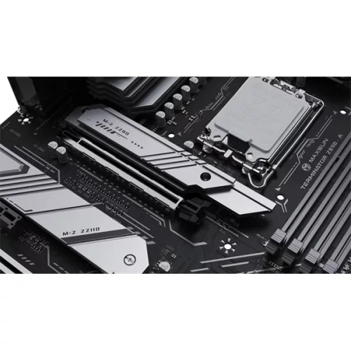 Maxsun Alaplap - Intel MS-TERMINATOR Z890-A s1851 (Z890, ATX, 4xDDR5 8800MHz, 4xSATA3, 4xM.2, HDMI, DP)