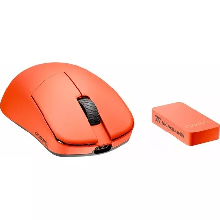 LAMZU MAYA X Special Fnatic Edition optikai USB / vezeték nélküli gaming egér narancssárga