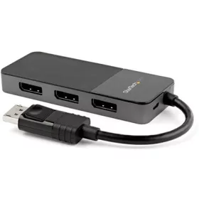   StarTech MST14DP123DP 1.4 3-portos DisplayPort video splitter fekete