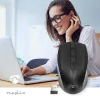 Nedis MSWS106BK vezeték nélküli egér| 800 / 1200 / 1600 dpi | Állítható DPI | Gombok száma: 4 | Mindkétkezes
