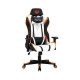 Meetion MT-CHR15 gamer szék black+white+orange
