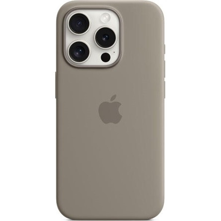 Apple IPHONE 15 PRO SILICONE CASE WITH MAGSAFE - CLAY okostelefon szilikon tok