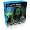 Media-Tech Cobra Pro Outbreak gaming fejhallgató headset fekete-zöld