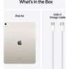 Apple iPad Air 6 (2024) cellular 13" 128GB 5G/NR tablet ezüst-arany (Starlight)