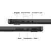Apple MacBook Pro 14 (2024) notebook fekete (Space Black)