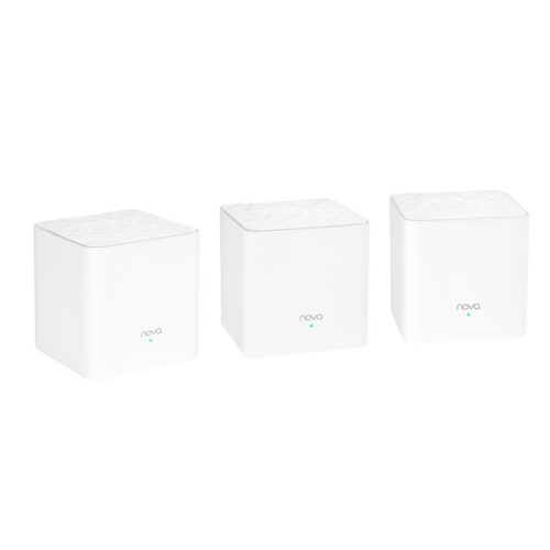 Tenda Mesh WiFi AC1200 - Nova MW3 (3pack; 300Mbps 2,4GHz + 867Mbps 5GHz; 2port 100Mbps; 2x3dBi)