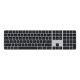Apple Magic Keyboard (2024) w Touch ID and Numeric Keypad - US English - Black Keys