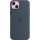 Apple IPHONE 15 PLUS SILICONE CASE WITH MAGSAFE - STORM BLUE okostelefon szilikon tok kék