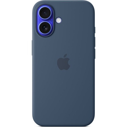 Apple iPhone 16 Silicone Case with MagSafe - Denim