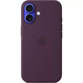 Apple iPhone 16 Silicone Case with MagSafe - Plum