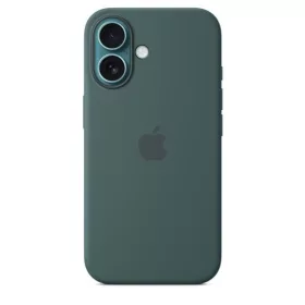   Apple iPhone 16 Silicone Case with MagSafe - Lake Green (Seasonal)