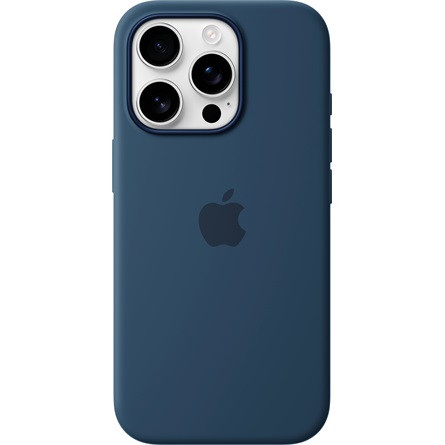 Apple iPhone 16 Pro Silicone Case with MagSafe - Denim