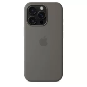 Apple iPhone 16 Pro Silicone Case with MagSafe - Stone Gray
