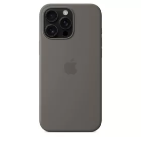   Apple iPhone 16 Pro Max Silicone Case with MagSafe - Stone Gray