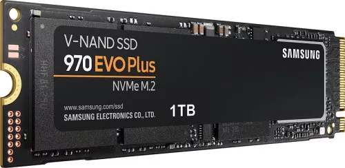 SAMSUNG 970 EVO PLUS 1TB SSD, M.2 2280, NVMe, Read/Write: 3500 / 3300 MB/s, Random Read/Write IOPS 600K/550K