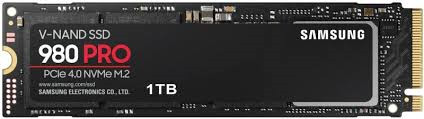 Samsung SSD 980 PRO Series 1TB M.2 PCIe, r7000MB/s, w5000MB/s