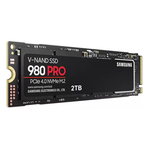 SAMSUNG 980 PRO 2TB SSD, M.2 2280, NVMe, Read/Write: 7000 / 5100 MB/s, Random Read/Write IOPS 1KK/1KK