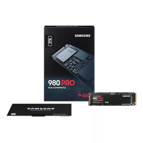 SAMSUNG 980 PRO 2TB SSD, M.2 2280, NVMe, Read/Write: 7000 / 5100 MB/s, Random Read/Write IOPS 1KK/1KK