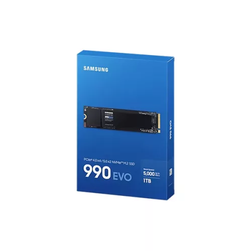 Samsung SSD 1TB 990 Evo M.2 80mm PCIEx4 PCI 4.0 / PCIEx2 PCI 5.0  Client 5 yrs