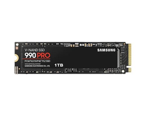 Samsung SSD 1TB M.2 PCIEx4 PCI Gen4.0 990 Pro without Heatsink 600 TBW 5 yrs