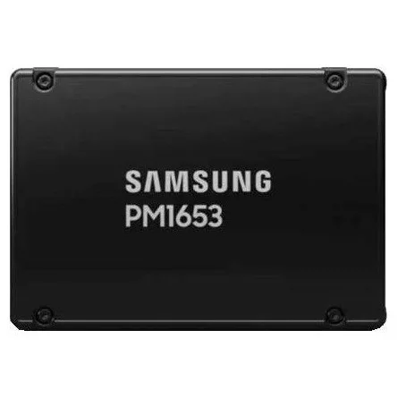 SAMSUNG PM1653 3.84TB Enterprise SSD, 2.5”, SAS 24Gb/s, Read/Write: 4300 / 3800 MB/s, Random Read/Write IOPS 800K/135K