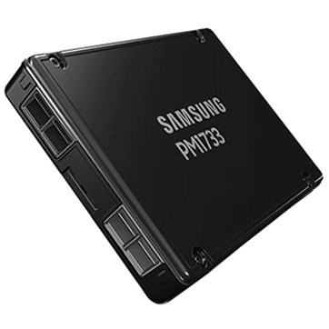 SAMSUNG PM1733 3.84TB Enterprise SSD, 2.5'' 7mm, PCle Gen4 x4/dual port x2, Read/Write: 7000/3800 MB/s, Random Read/Write IOPS 1500K/135K