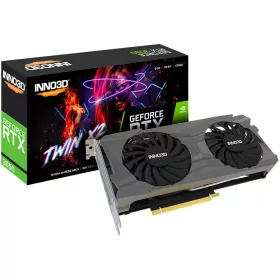   Inno3D Video Card GeForce RTX 3050 Twin X2 V2 8GB GDDR6 128-bit 1777 14Gbps 3xDP+HDMI Dual Slot
