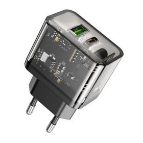 HOCO N34 20W univerzális hálózati töltő adapter fekete