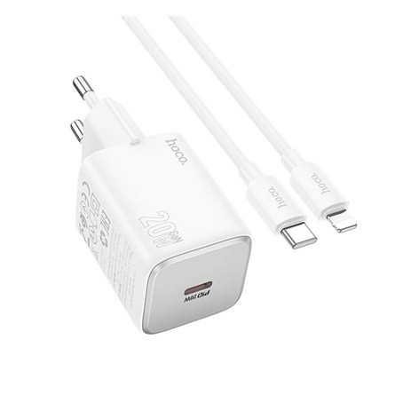 HOCO SPINNER 20W univerzális hálózati töltő adapter fehér