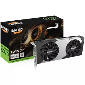   INNO3D GeForce RTX 5070 Twin X2 12GB GDDR7 192bit, 1x HDMI, 3x DP