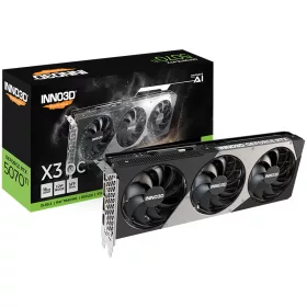   INNO3D NVIDIA RTX 5070 Ti X3 16GB GDDR7 256 bit, 2452MHz / 28Gbps, 3x DP, 1x HDMI, 3 fan 2 slots