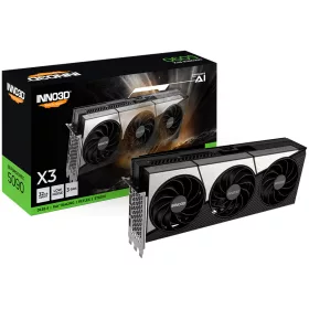   INNO3D NVIDIA RTX-5090 X3 32GB GDDR7 512bit, 2410 Mhz / 28 Gbps, 3x DP, 1x HDMI, 3 fan, 3 slot