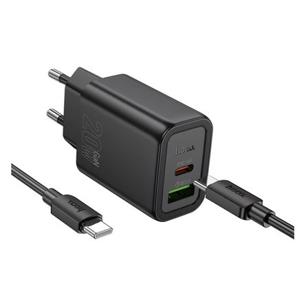 HOCO N61 20W univerzális hálózati töltő adapter fekete