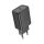 HOCO N63 hálózati töltő USB+Type-C aljzat 30W, PD gyorstöltő 3.0, FEKETE