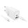 HOCO N63 hálózati töltő USB+Type-C aljzat 30W, PD gyorstöltő 3.0 + lightning kábel, FEHÉR